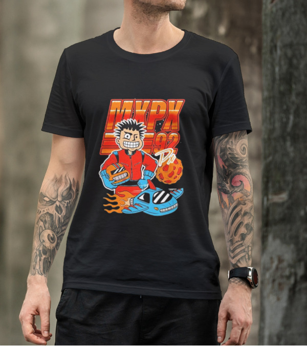 MXPX PX 92 Racer With Flying Car And Meteor T-Shirt