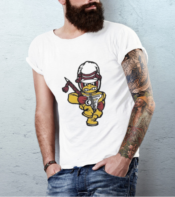 Ci Sport Marching Band Cy Cartoon Mascot With Baton And Shako T-Shirt