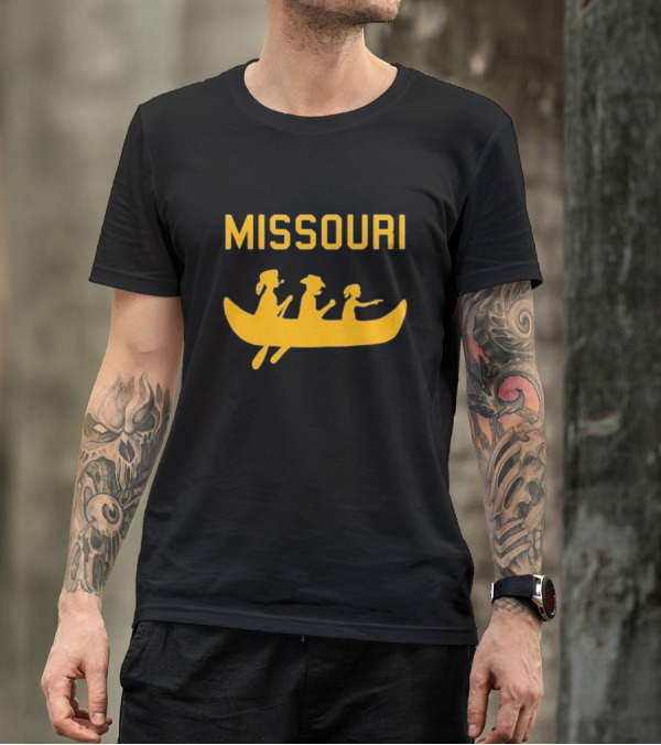 Missouri Logboat Brewing Family Canoe Adventure T-Shirt