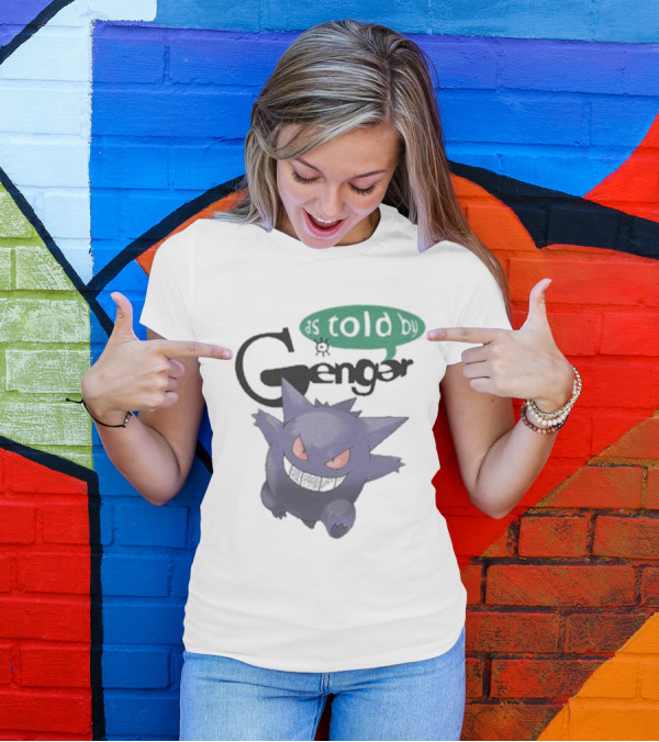 Pokemon As Told By Gengar Ghost-Type Adventure T-Shirt