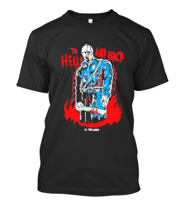 Warren Lotas To Hell And Back Vs. The World Masked Figure With Machete T-Shirt