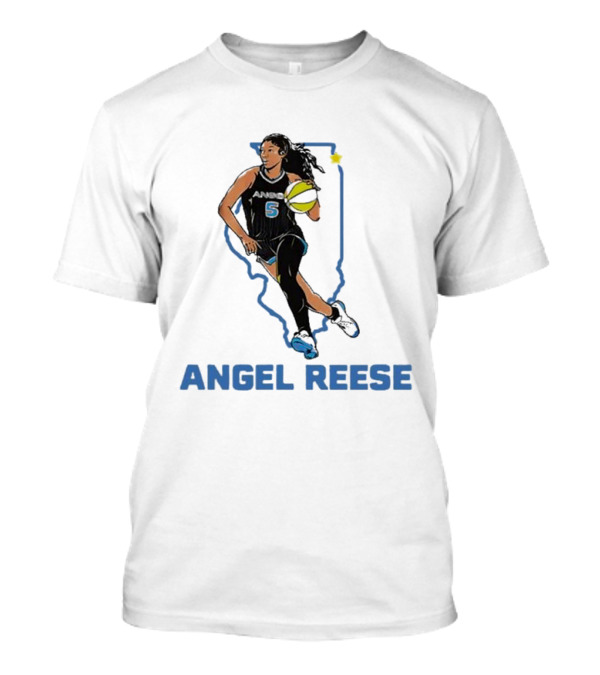 Angel Reese Basketball Star Rookie Achievement T-Shirt