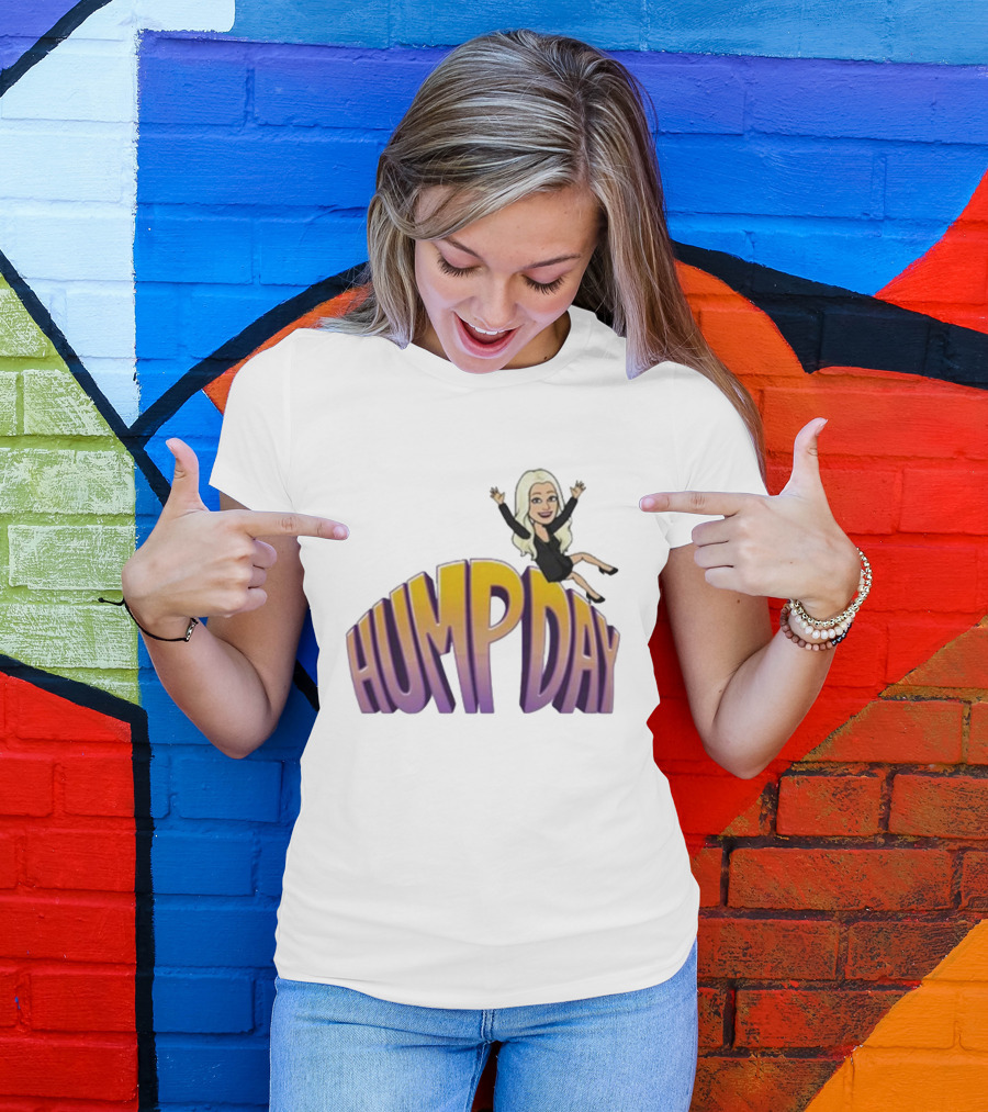 Debbie Quasimodo Hump Day Cartoon Character Text T-Shirt