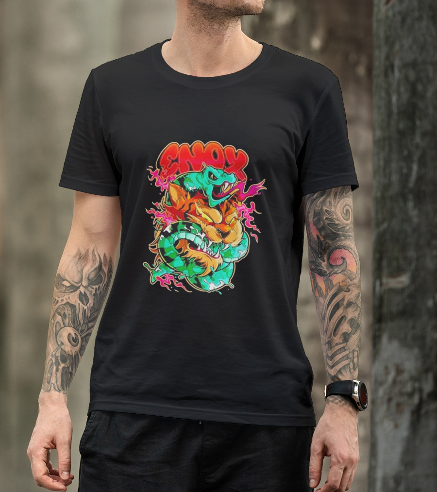 Enox Vibrant Serpent Striker 2025 Tiger Roar Embrace T-Shirt