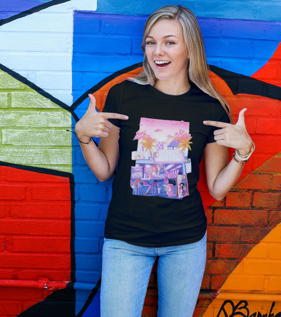 Game Grumps Arcade Neon Palm Trees T-Shirt