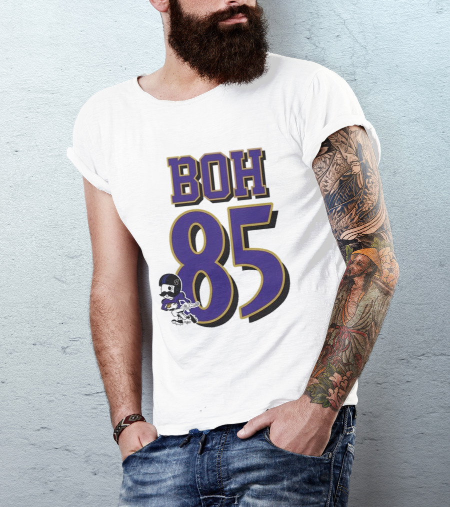 BOH 85 Game Day Football Player T-Shirt