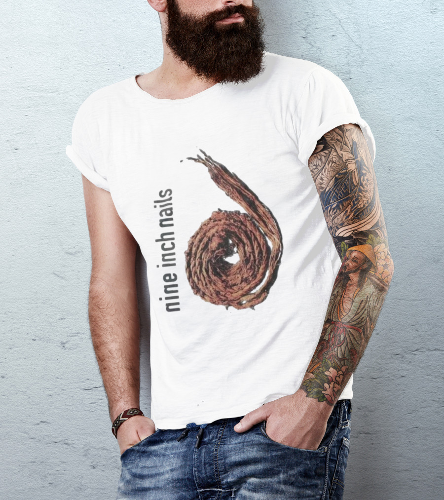Nine Inch Nails Rope Coil Black T-Shirt