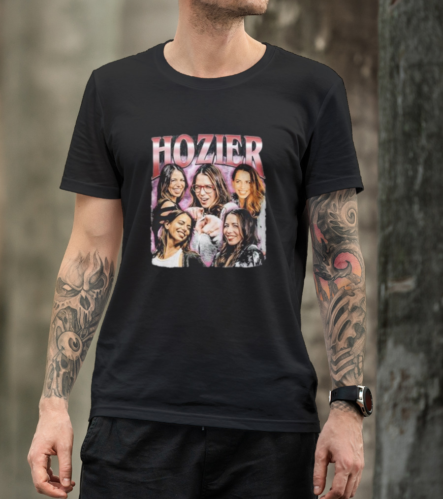 Hozier Melodyprints Laura Smiling Women Collage T-Shirt
