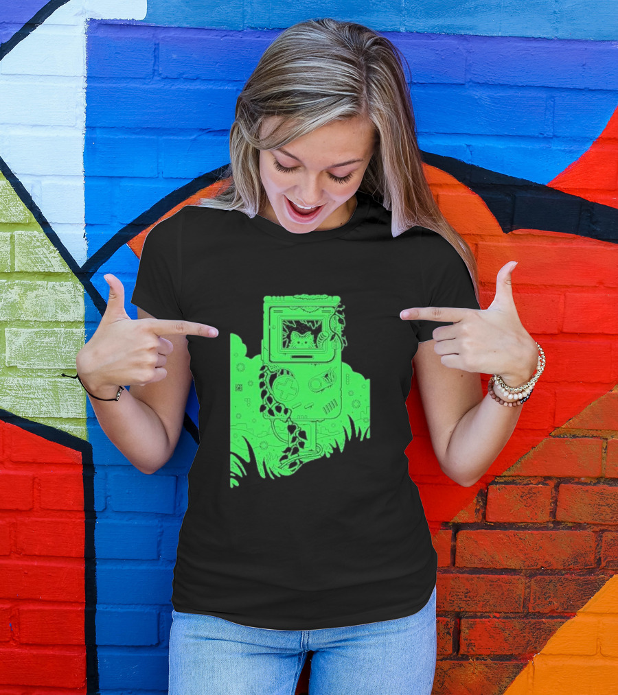 Abandoned Glow Retro Creature Drew Wise T-Shirt
