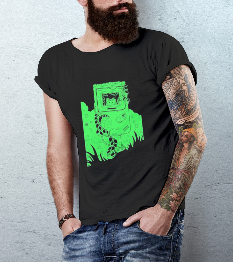 Abandoned Glow Retro Creature Drew Wise T-Shirt