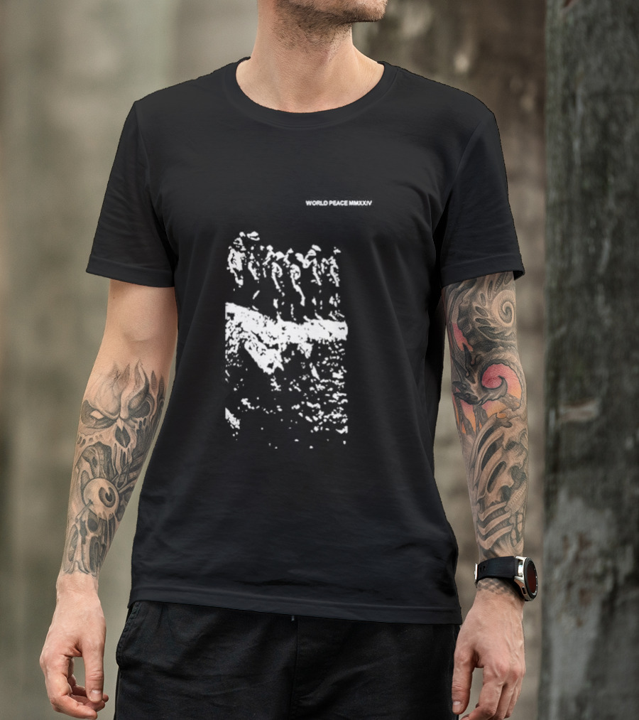 WORLD PEACE MMXXIV Pilgrimage Journey Unity T-Shirt
