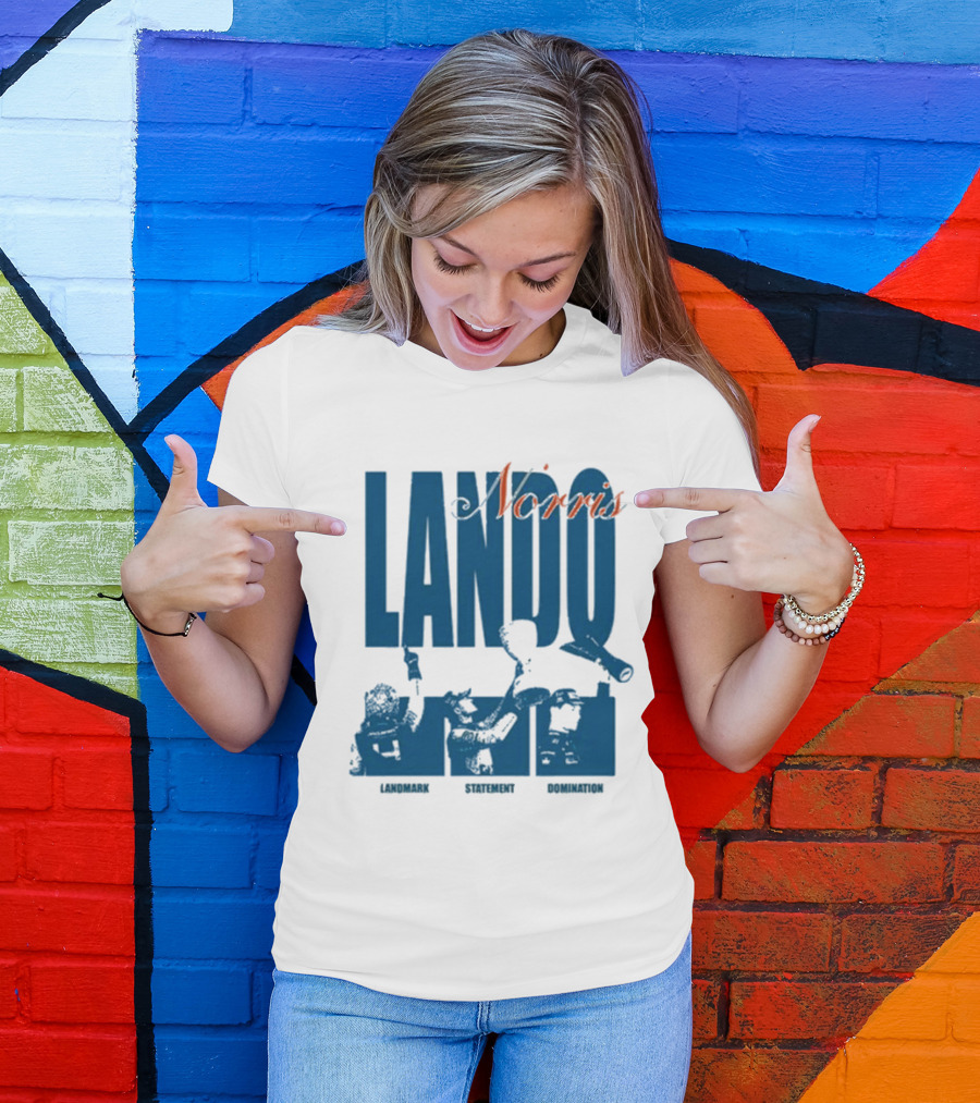Lando Norris Landmark Statement Dominance T-Shirt