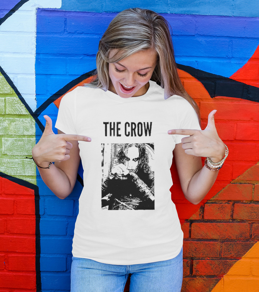 The Crow San Antonio Sharpist Iconic Dark Image T-Shirt