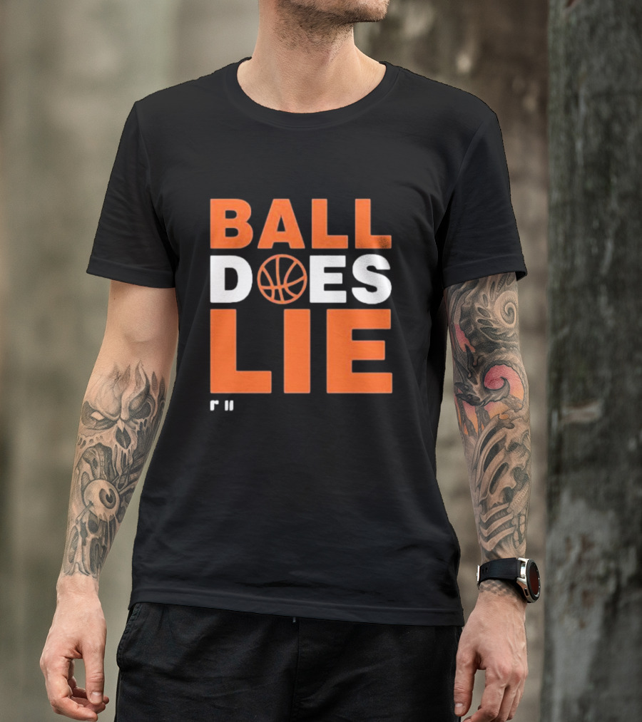 Ball Does Lie Basketball Refmasters T-Shirt