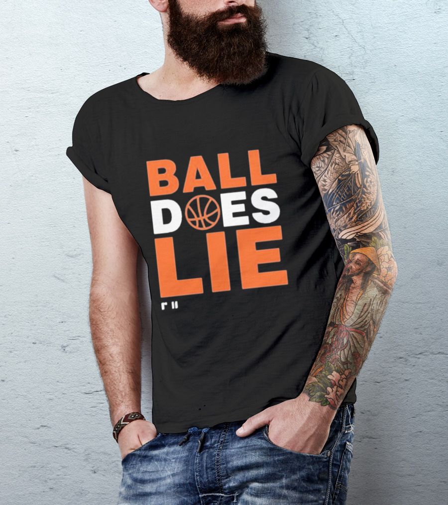 Ball Does Lie Basketball Refmasters T-Shirt