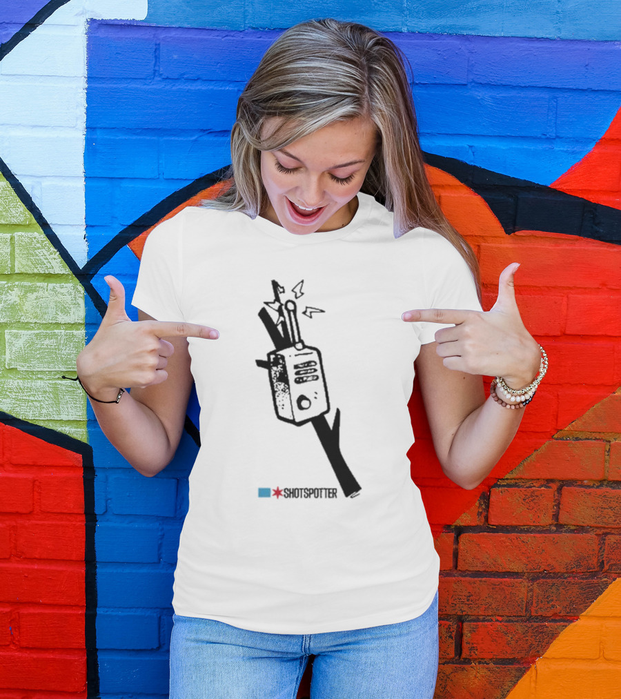 Walkie Talkie ShotSpotter Broken Antenna T-Shirt