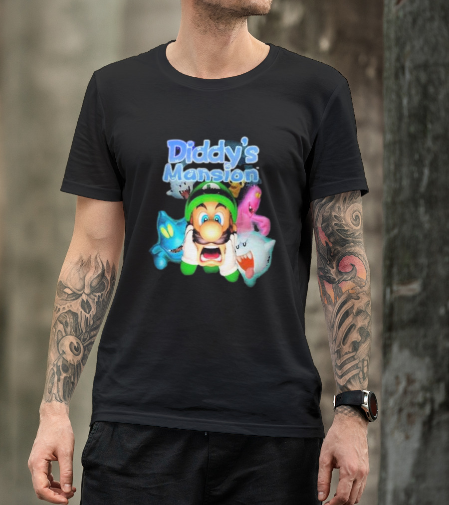 Diddy's Mansion Luigi Ghost Adventure T-Shirt