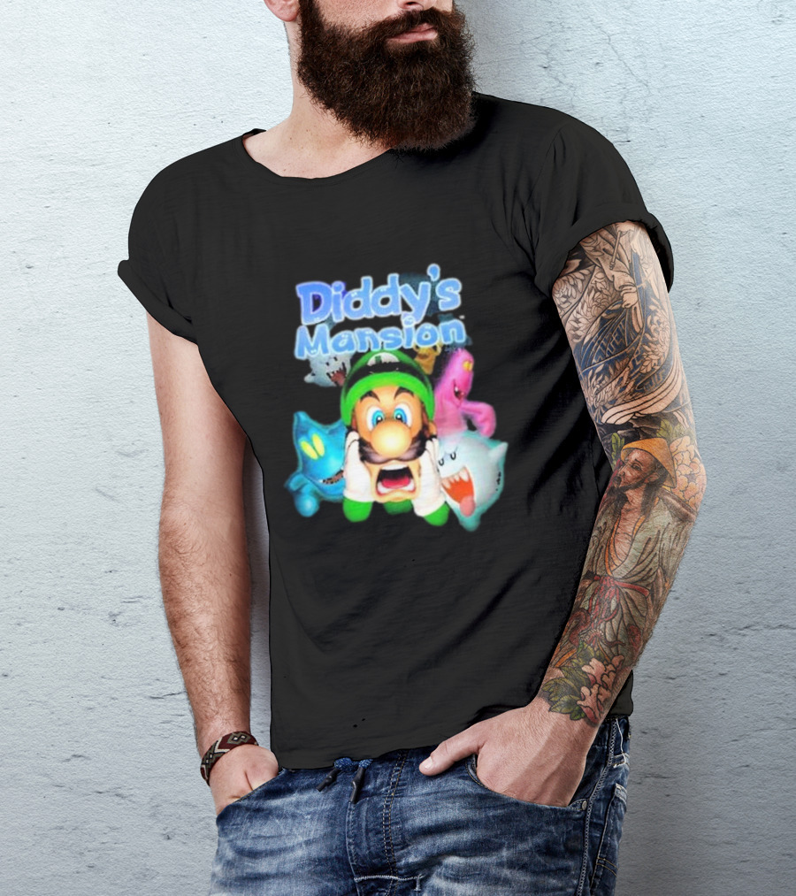 Diddy's Mansion Luigi Ghost Adventure T-Shirt