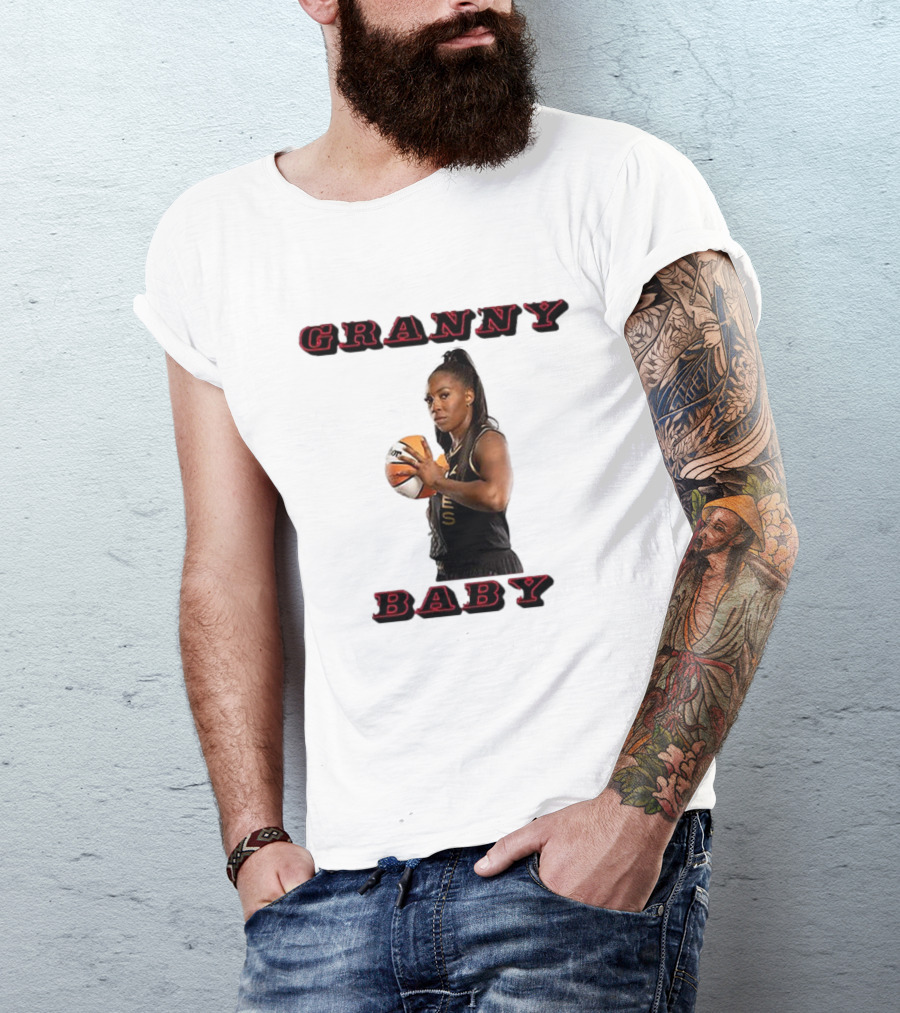 Granny Baby Basketball Player Chelsea Gray Ball Handling T-Shirt