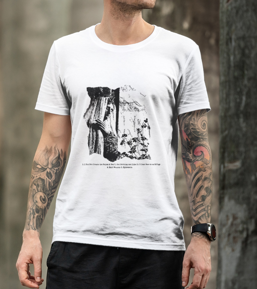 Pure Noise Store Ben Quad Ephemera I Did Not Create The Palms Album T-Shirt