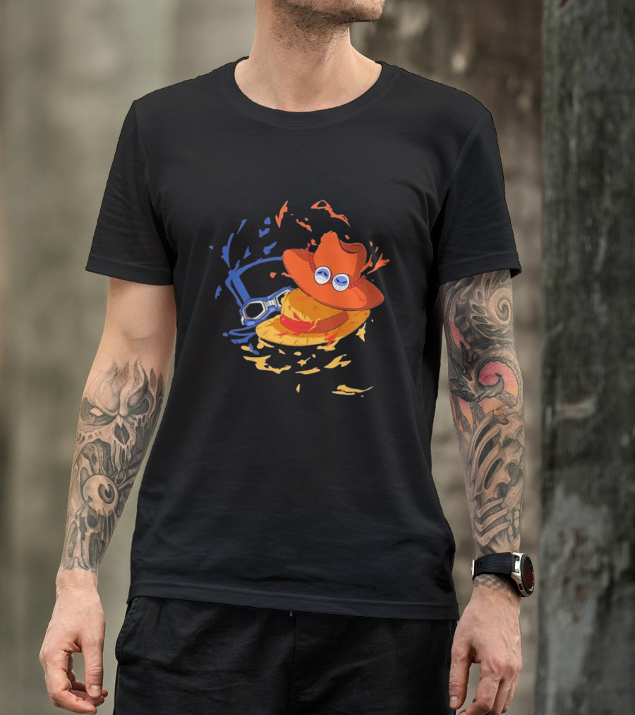 Brothers Hat Luffy Fanfabio Iconic Straw Adventure T-Shirt