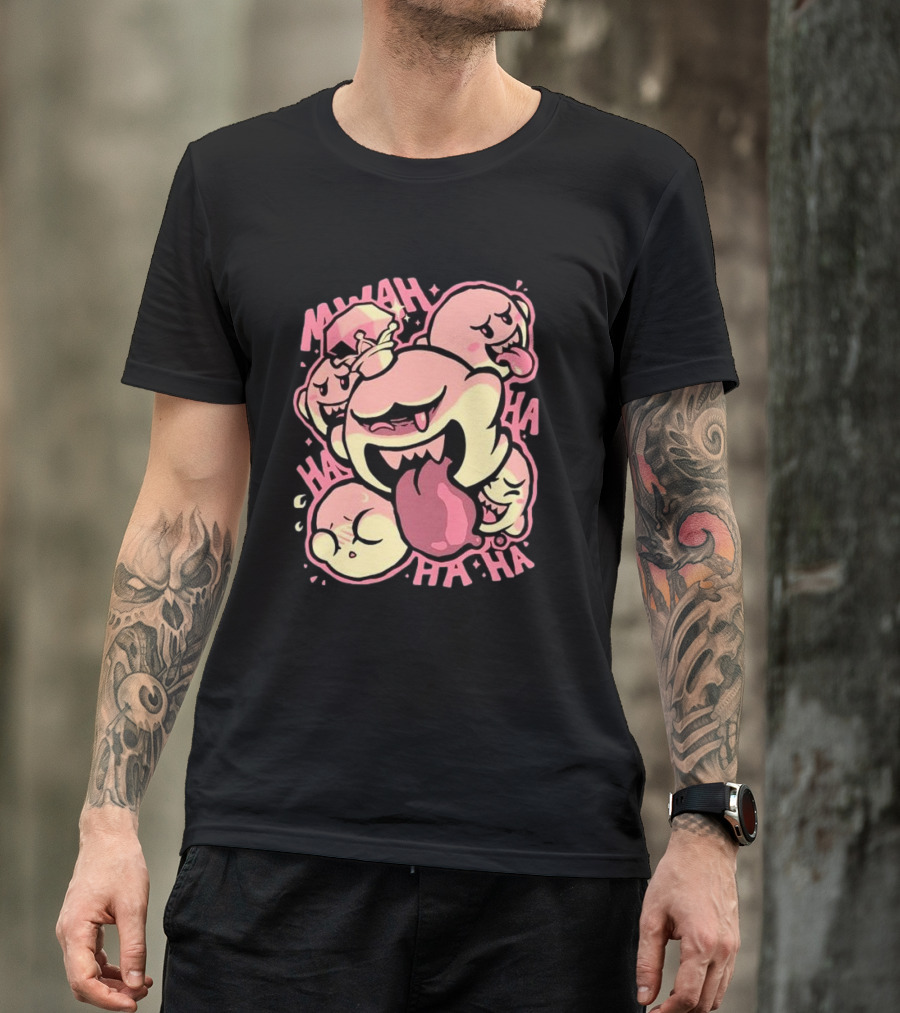 MWAHA HA HA Evil Laugh Pixel Eyeball The Yetee T-Shirt