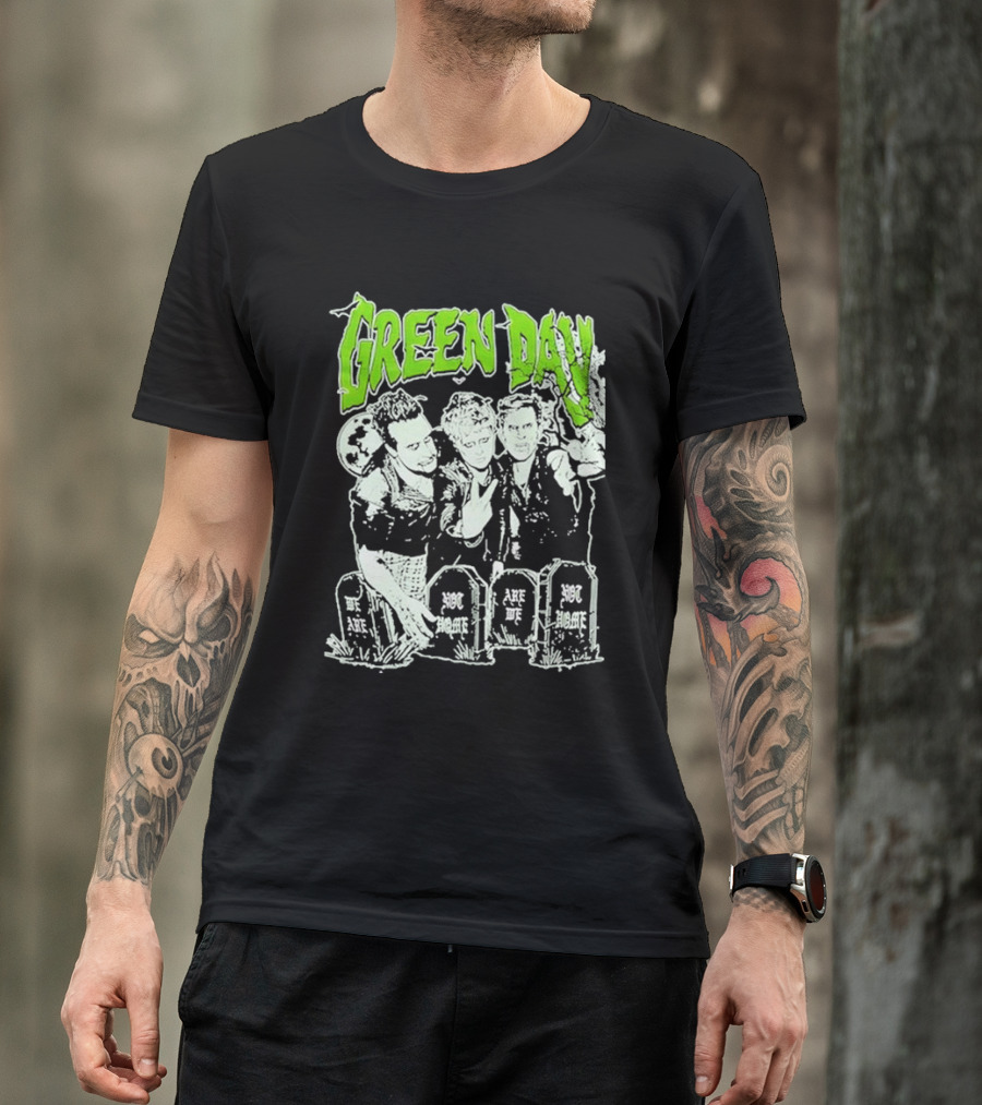 Green Day Zombies You Are We Are Glow-In-The-Dark T-Shirt