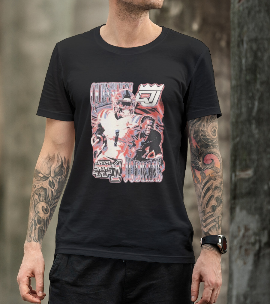 Quinshon Judkins #1 Football RJ T-Shirt
