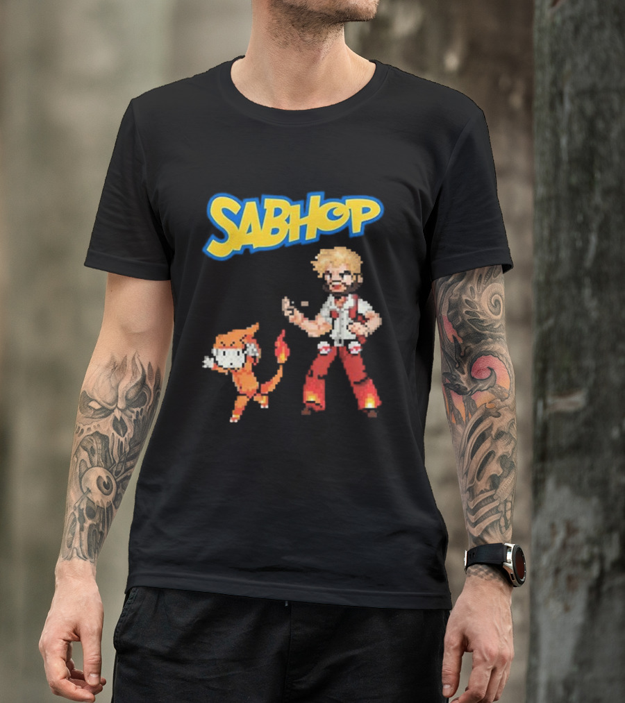 Sabino Sabhop Maestro Pokemon Charmeleon Retro Gaming T-Shirt