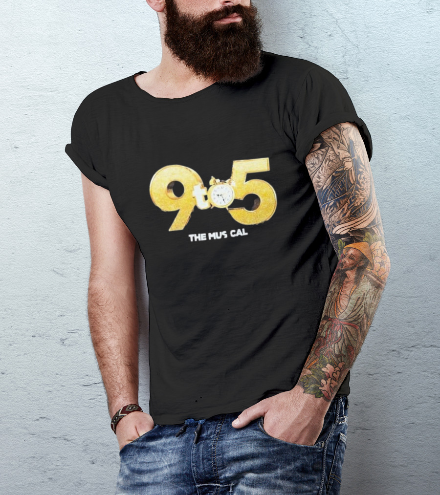 Dolly Parton 9 To 5 The Musical UK Clock T-Shirt