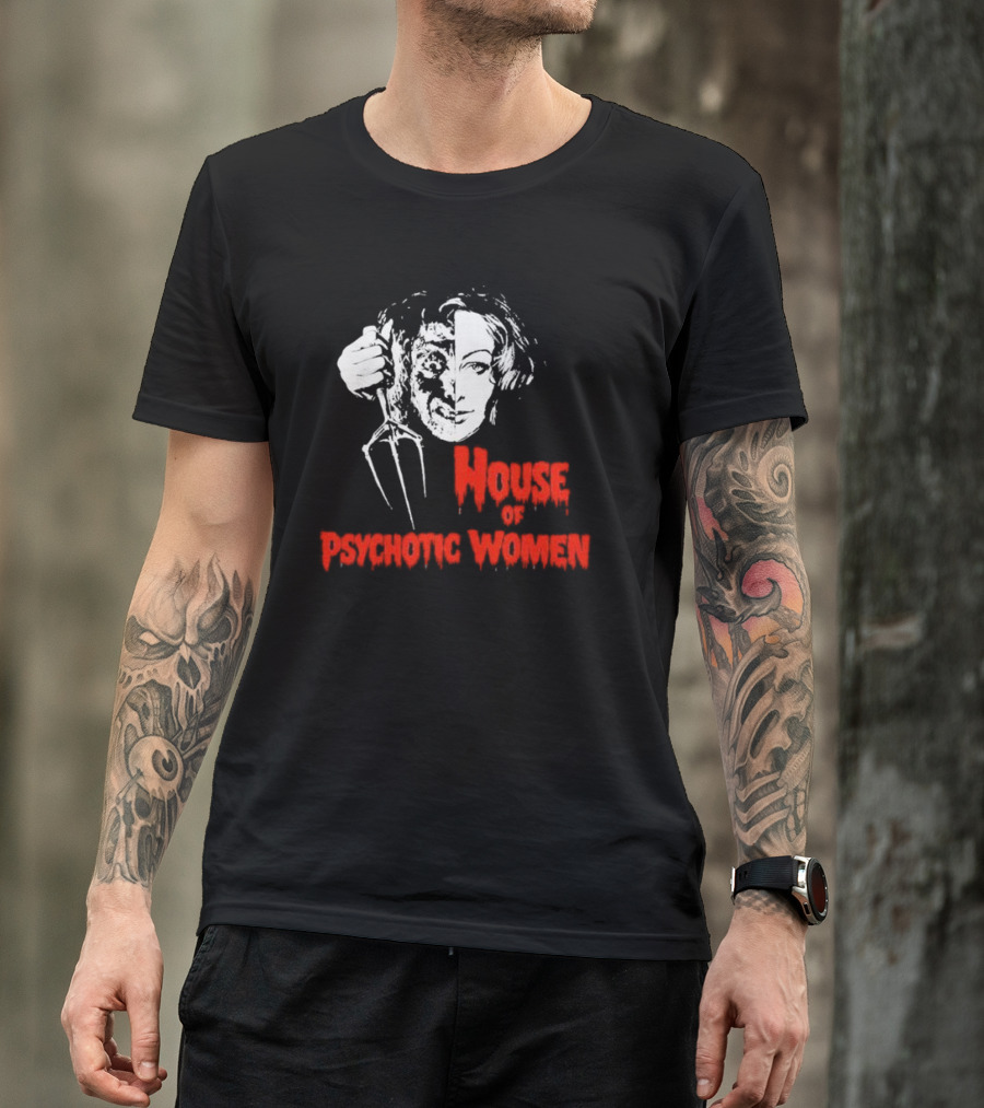 House Of Psychotic Women Vintage Horror T-Shirt