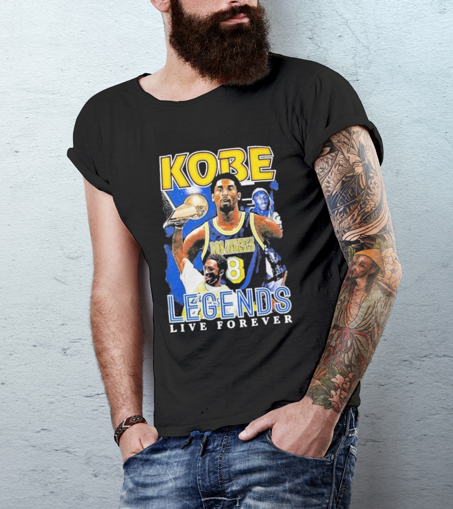 Kobe Los Angeles 8 Legends Live Forever T-Shirt