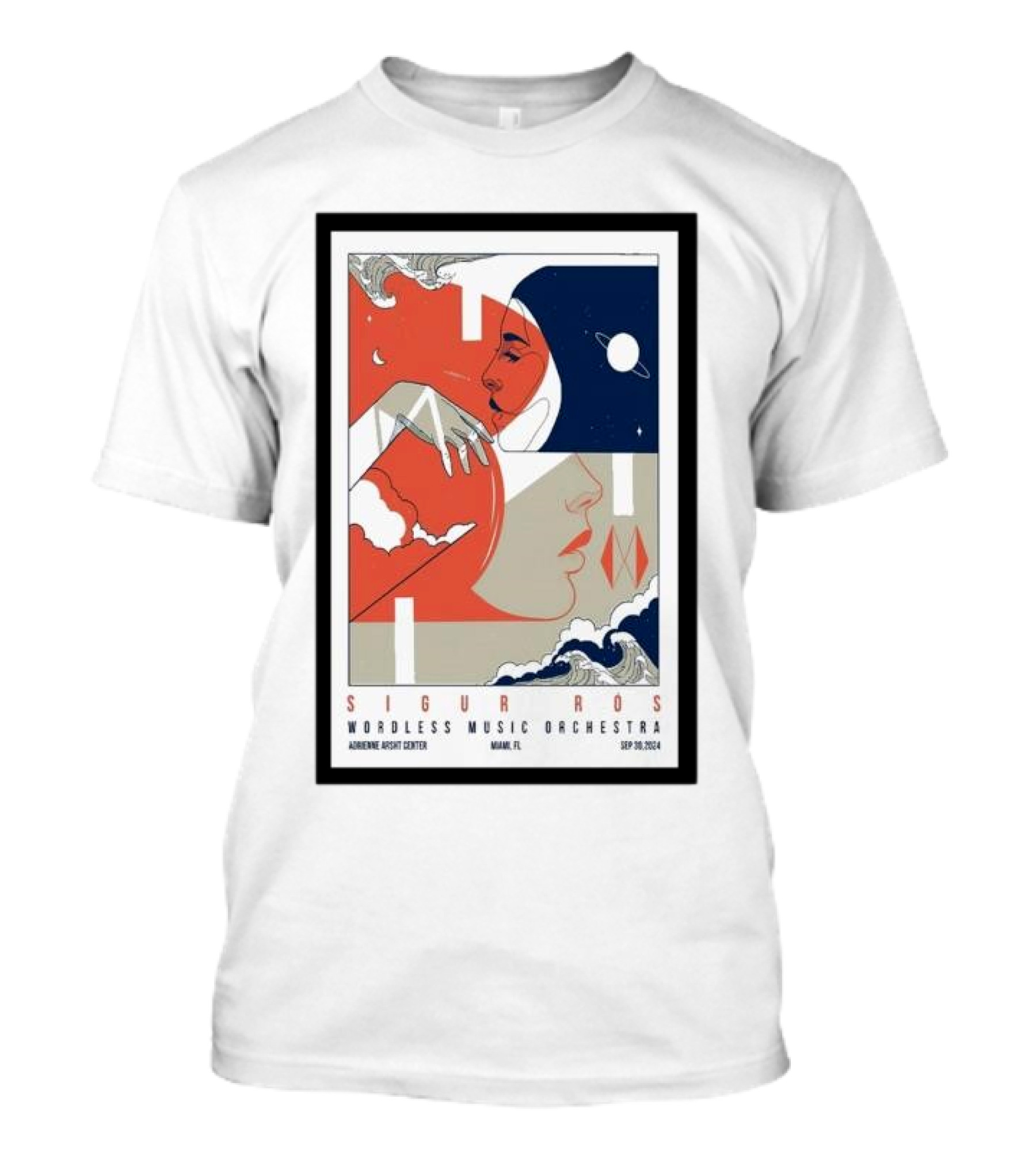 Sigur Ros Wordless Music Orchestra Adrienne Arsht Center Miami FL Sep 30 T-Shirt
