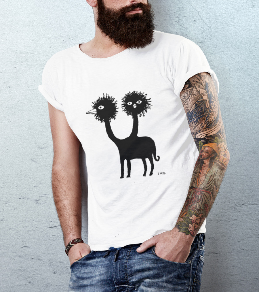 The New Yorker Ed Steed’s Two-Headed Fantasy Creature T-Shirt