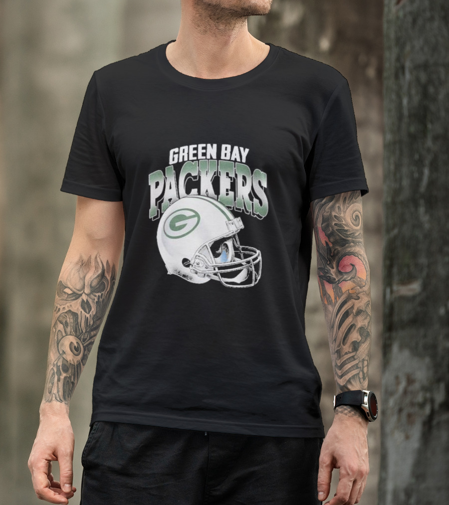 Green Bay Packers Classic Helmet Gradient T-Shirt