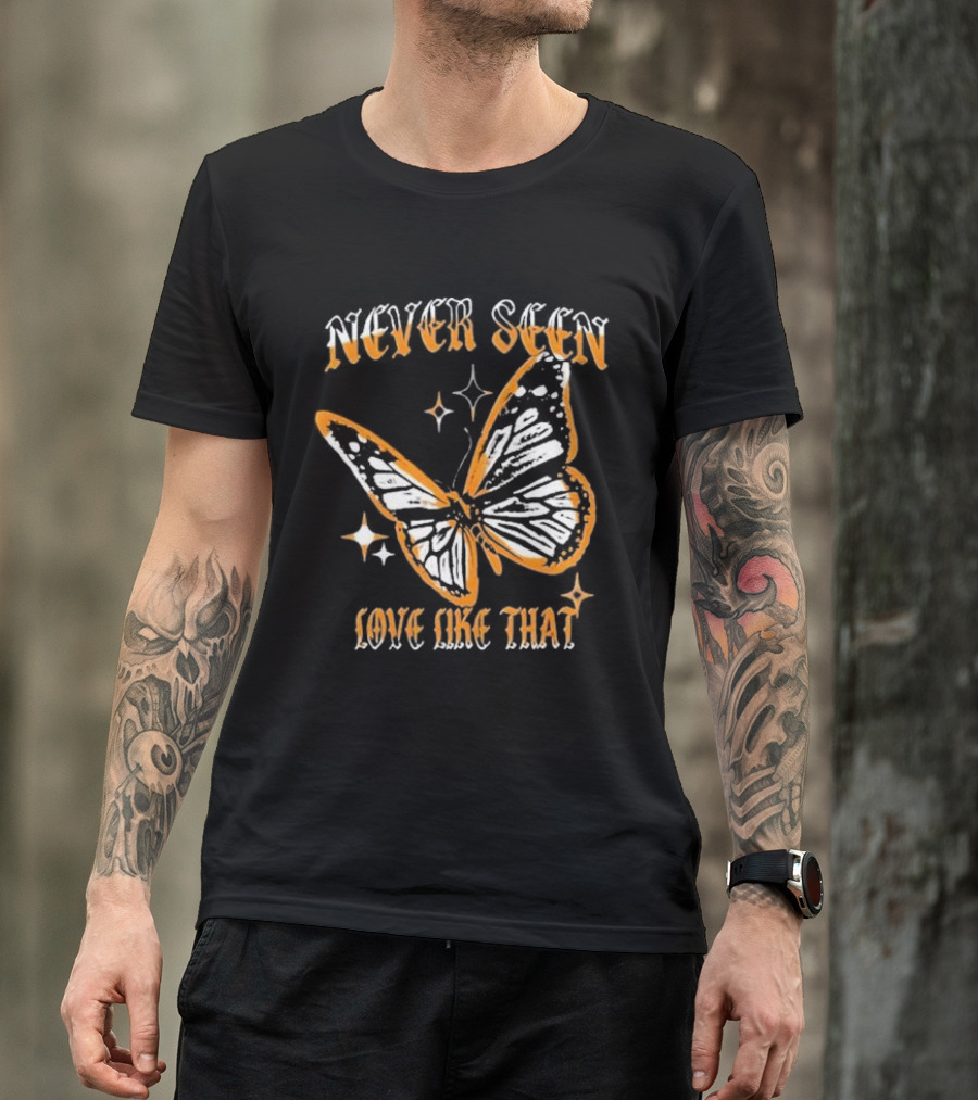 Jon Keith Never Seen Love Like That Butterfly T-Shirt