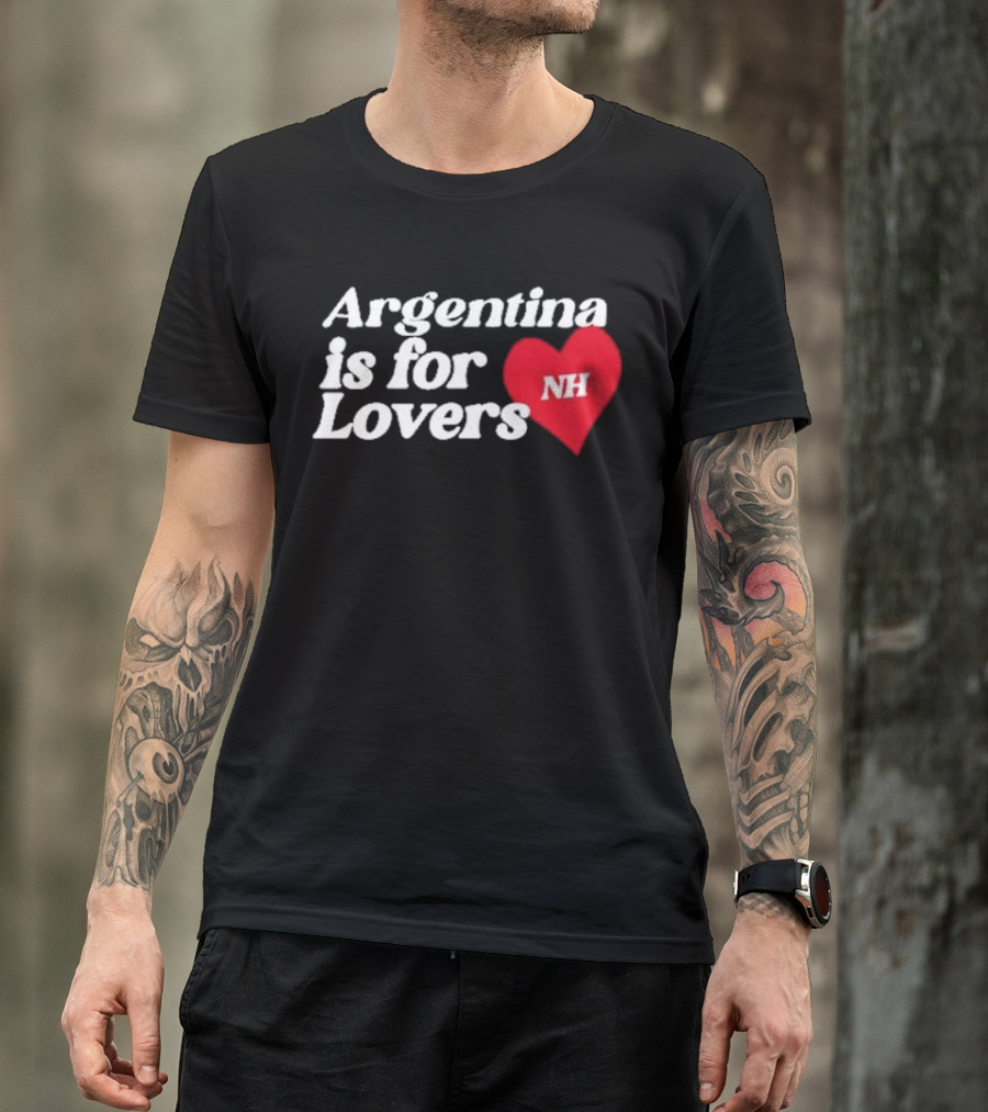Niall Horan NH Argentina Is For Lovers Heart T-Shirt