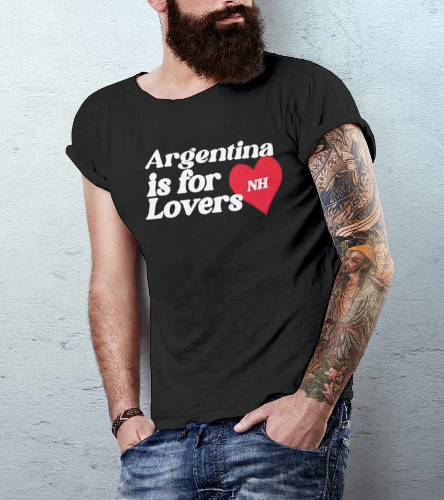 Niall Horan NH Argentina Is For Lovers Heart T-Shirt