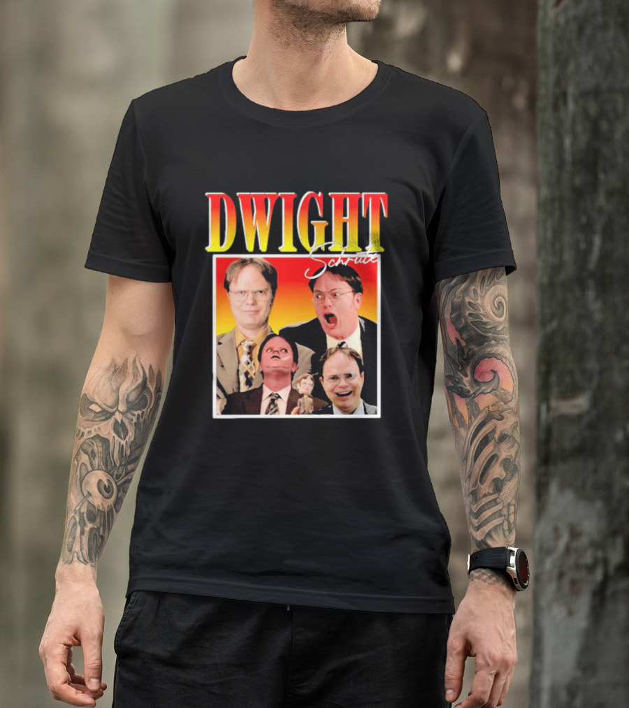 DWIGHT Schrute Michael Scott Iconic Moments Collage T-Shirt