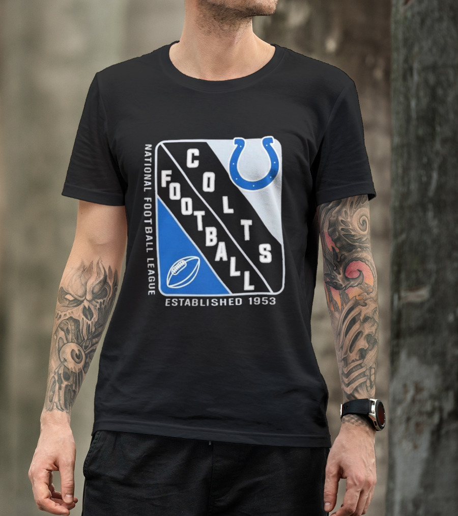 NATIONAL FOOTBALL LEAGUE COLTS FOOTBALL ESTABLISHED 1953 T-Shirt