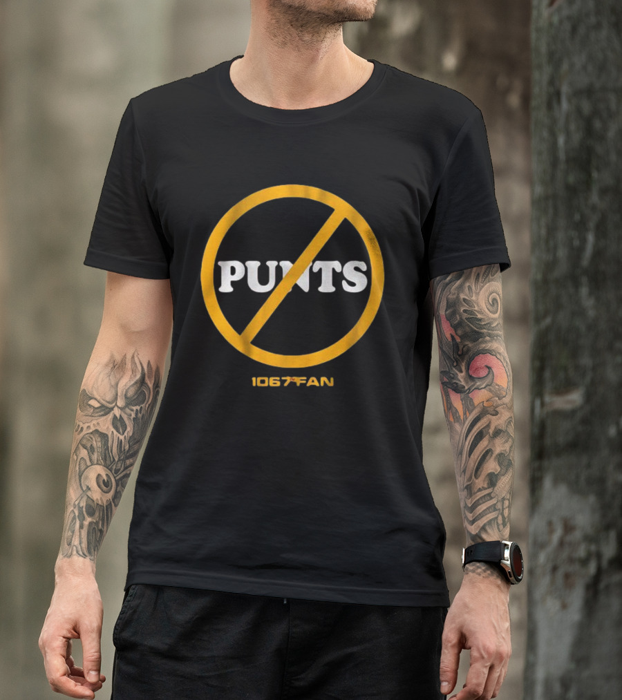 Washington Football 106.7 Fan No Punts T-Shirt