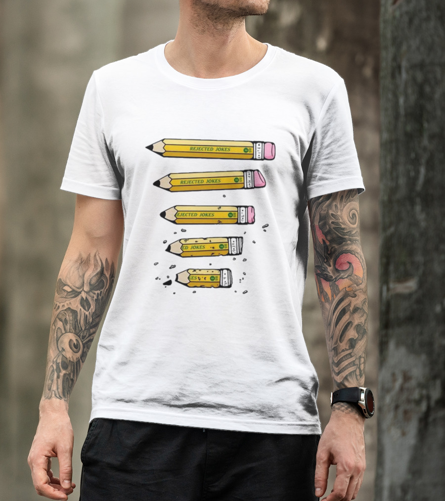Rejected Jokes Pencil Series Ben Schwartz T-Shirt