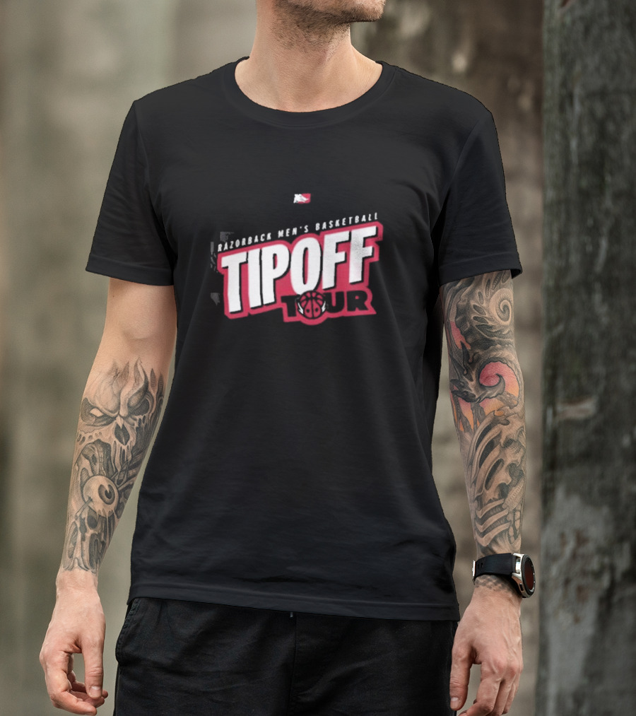 Razorback Men's Basketball Tipoff Tour T-Shirt