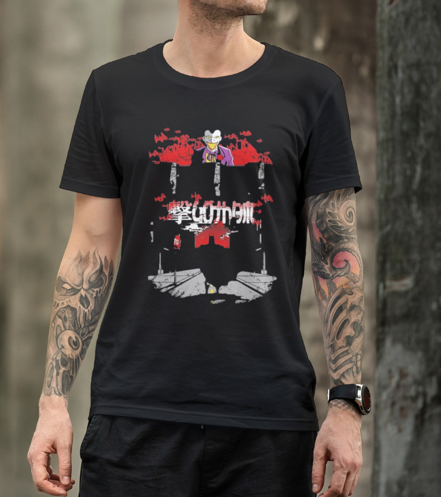 Attack On Gotham Batman Joker Ha Ha Symbolism T-Shirt