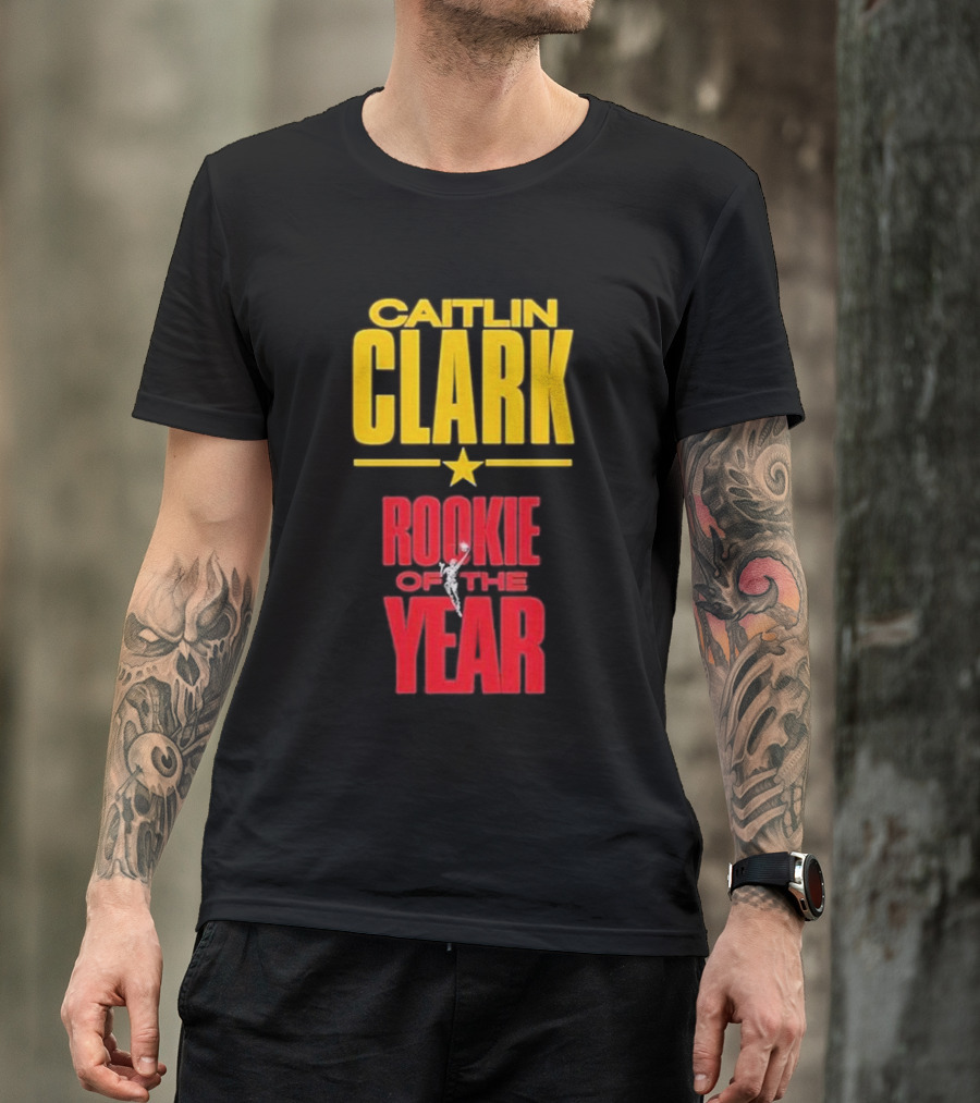 Caitlin Clark Rookie Of The Year Star Athletic Achievement 24 T-Shirt