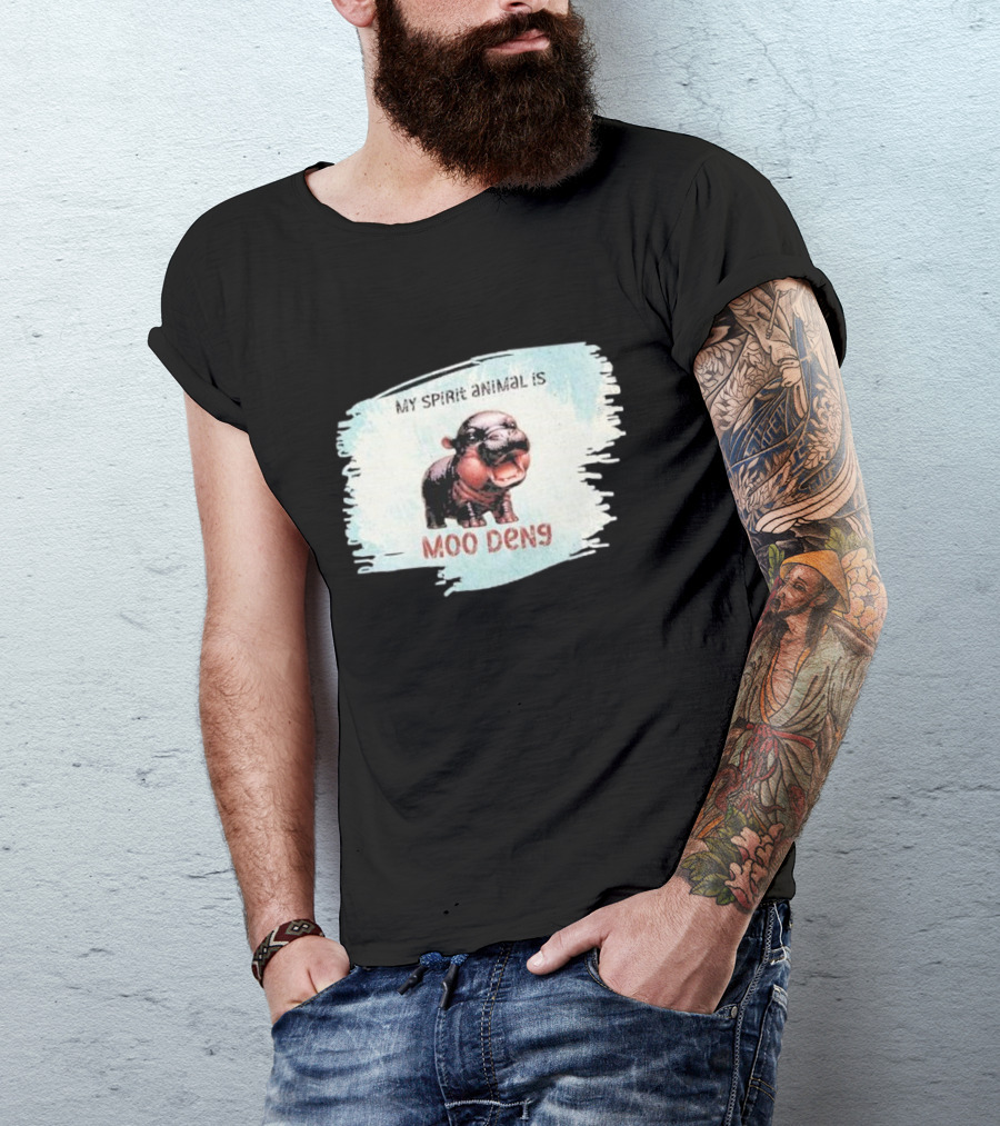 My Spirit Animal Is Moo Deng Hippopotamus T-Shirt