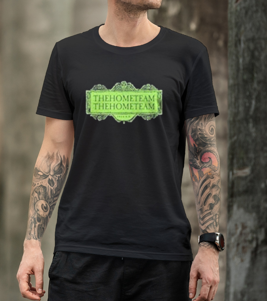 The Home Team Beetlejuice Beetlejuice Vintage Green Text T-Shirt