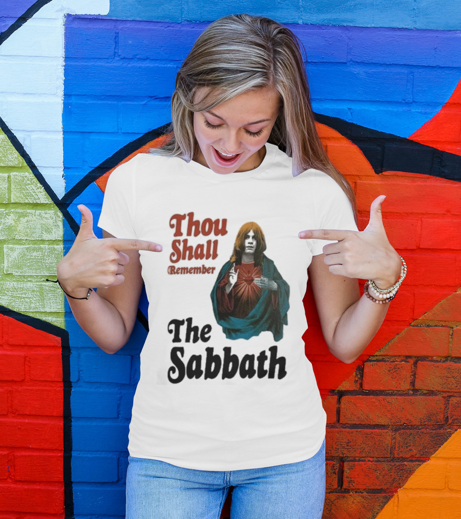 Thou Shall Remember The Sabbath Black Sabbath T-Shirt