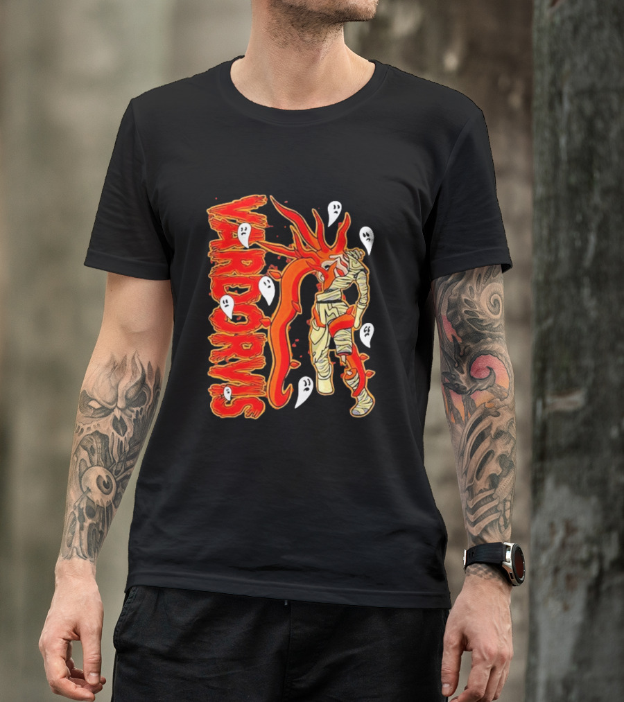 Vardorvis Mummy With Ghosts Foxes T-Shirt