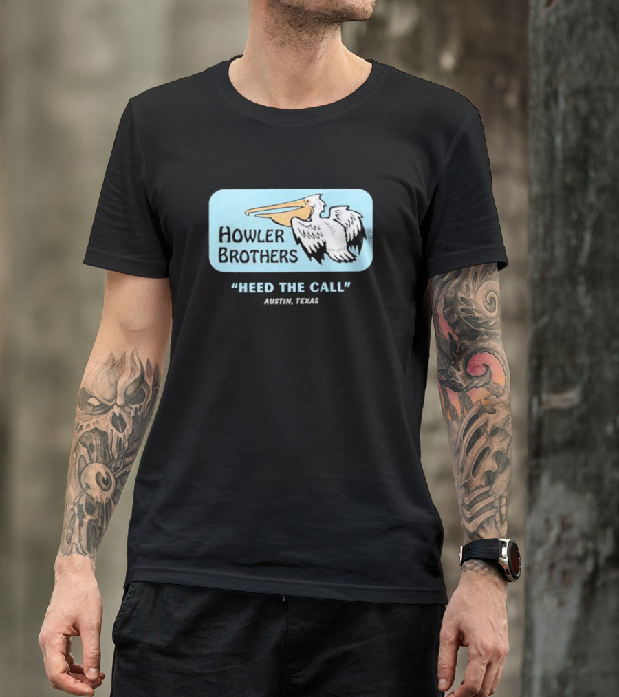 Howler Brothers Pelican Logo Heed The Call Austin Texas T-Shirt